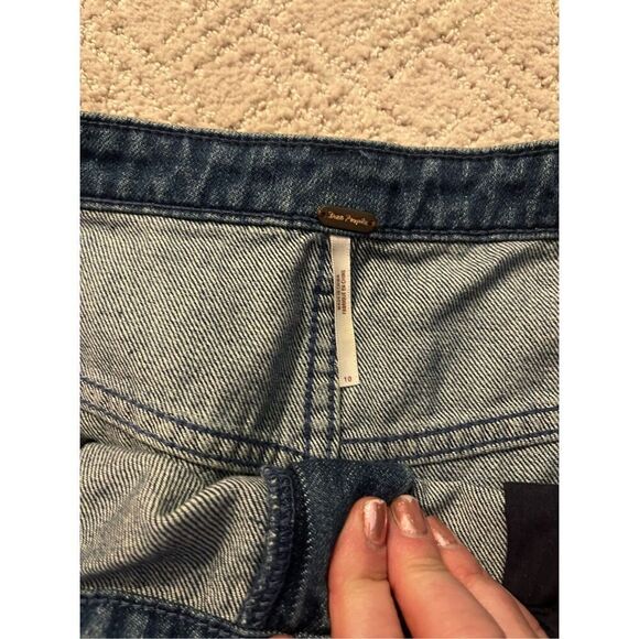 Free People Denim Jewel Mini Skirt - Picture 7 of 7